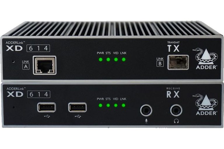 ADDERLink XD614 Quad-Head KVM-Extender von Adder