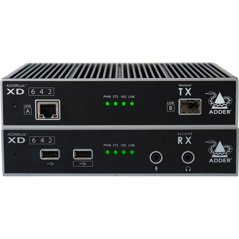 ADDERLink XD642 KVM-Extender über CATx oder Fiber von Adder
