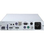 Rückseite des DP-Vision-IP-Fiber-AR-CPU DisplayPort IP KVM-Rechnermodul von Guntermann und Drunck