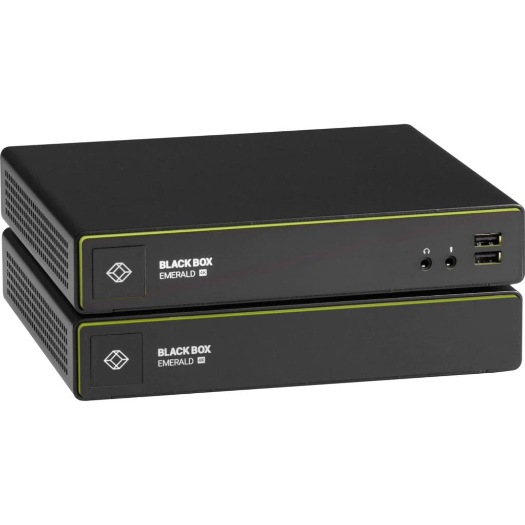 Emerald 4K Black Box IP-basierter DisplayPort KVM-Extender