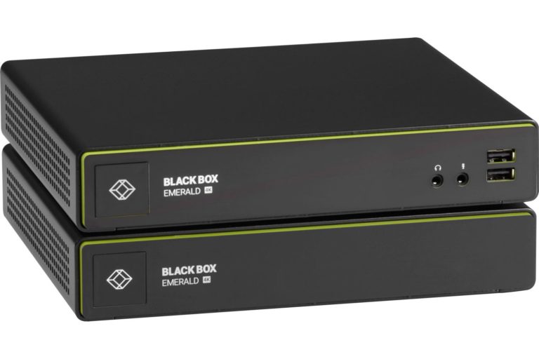 Emerald 4K Black Box IP-basierter DisplayPort KVM-Extender