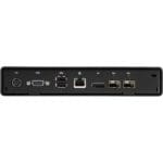 Anschlüsse des EMD4000R Black Box Emerald 4K IP-basierten DisplayPort KVM-Receiver