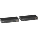 Vorderseite des KVXLCF-100-R2 DVI Fiber KVM-Extender von Black Box