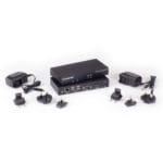Lieferumfang des KVXLCH-100 HDMI CATx KVM-Extender von Black Box