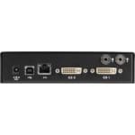 Rückseite des EM2002SE-T Dual-Head DVI KVM-over-IP Transmitter von Black Box