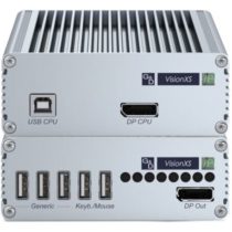 VisionXS-IP-DP-UHR IP-basierter KVM-Extender von Guntermann und Drunck