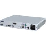 Rückseite des DP-Vision-Fiber-MC2-AR-CON DisplayPort 1.1 KVM-Extender von Guntermann und Drunck