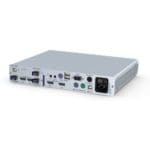 Rückseite des DP-Vision-Fiber-MC2-ARU2-CPU DisplayPort 1.1 KVM-Extender von Guntermann und Drunck