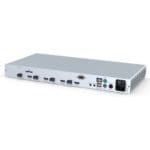 Rückseite des DP-Vision-Fiber-MC4-AR-CON DisplayPort 1.1 KVM-Extender von Guntermann und Drunck