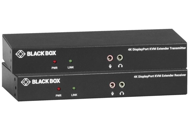 KVXLCDP-100 4K UHD DisplayPort KVM Extender von Black Box