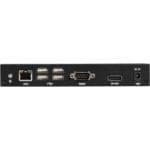 Empfänger Einheit des KVXLCDP-100 4K UHD DisplayPort KVM Extender von Black Box