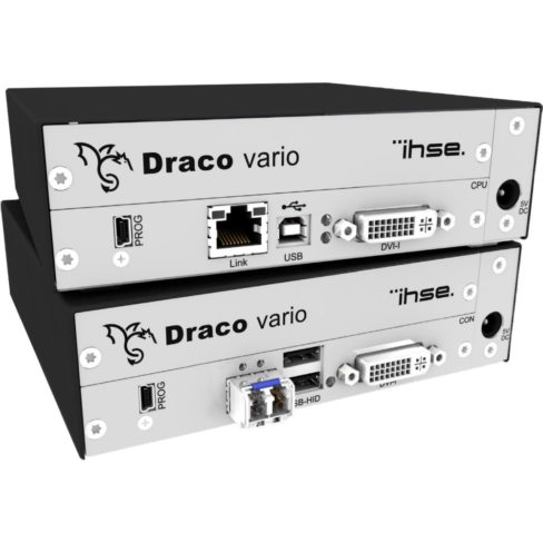 Draco vario DVI-I modularer DVI-I KVM Extender von Ihse