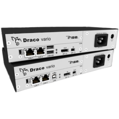 Draco vario ultra DP 1.2 modularer DisplayPort 1.2 KVM Extender von Ihse