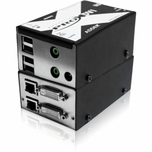 ADDERLink X-DVI PRO-MS Dual-Head DVI KVM Extender über CATx von Adder