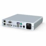 Rückseite des DVI-Vision-CAT-AR-CON-2 DVI KVM Extender von Guntermann und Drunck