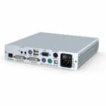Rückseite des DVI-Vision-CAT-AR-CPU DVI KVM Extender von Guntermann und Drunck