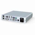 Rückseite des DVI-Vision-CAT-ARU2-CON DVI KVM Extender von Guntermann und Drunck