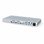 Rückseite des DVI-Vision-CAT-MC3-AR-CPU DVI KVM Extender von Guntermann und Drunck