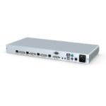 Rückseite des DVI-Vision-CAT-MC4-AR-CON DVI KVM Extender von Guntermann und Drunck