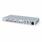 Rückseite des DVI-Vision-CAT-MC4-AR-CPU DVI KVM Extender von Guntermann und Drunck