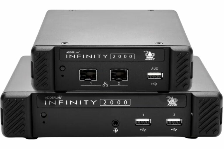 ADDERLink INFINITY 2122 Dual-Head DisplayPort IP KVM Extender von Adder