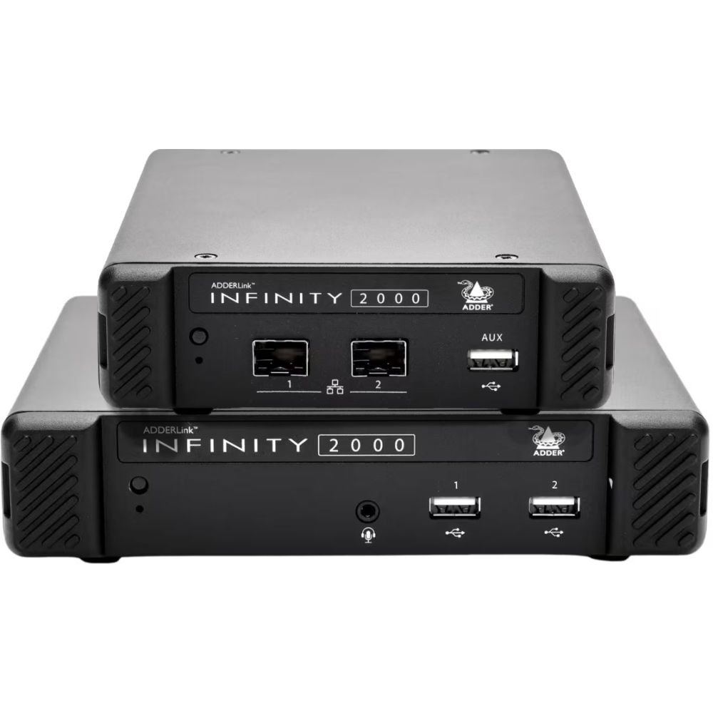 ADDERLink INFINITY 2122 Dual-Head DisplayPort IP KVM Extender von Adder