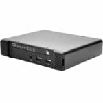 Seitliche Ansicht des ALIF2122R Dual-Head DisplayPort IP KVM Receiver von Adder