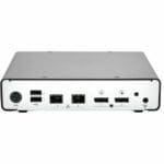 ALIF2122R Dual-Head DisplayPort IP KVM Receiver von Adder von hinten
