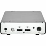 ALIF2122T Dual-Head DisplayPort IP KVM Transmitter von Adder von hinten