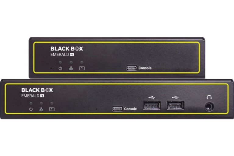 Emerald PE DP DisplayPort KVM over IP Extender von Black Box